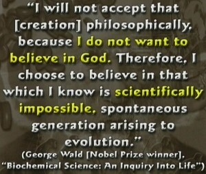 Geloven in iets waarvan je weet dat het natuurwetenschappelijk onmogelijk is.