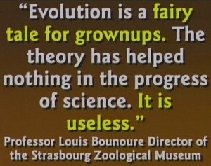 Evolutie is een sprookje voor volwassenen.