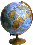 De wereldbol.